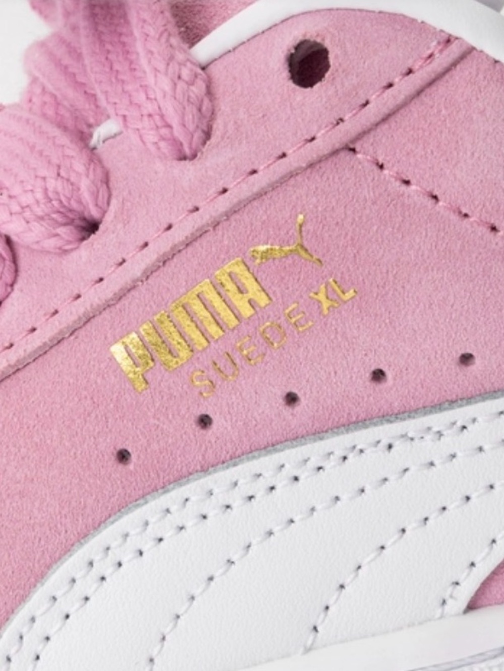 NIB[ PUMA] Suede XL Pink Sneakers Tennis Shoes Mauved Out/White Womens 8.5 / Y 7 - Picture 3 of 15